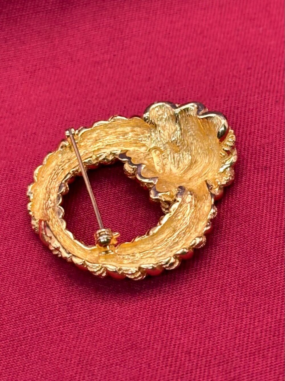 VTG Christian Dior Luxury Gold Plated Pin/Brooch - Picture 4 of 15